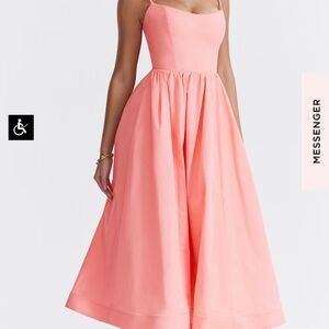 House of CB Apricot Corset Sundress